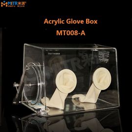 Caja de guantes de la atmósfera inerte de PMMA, caja de guantes del recinto limpio para el cultivo biológico