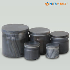 Tarro profesional del molino de bola de la ágata 500ml para la resistencia solvente de la granulosidad del suelo