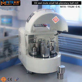 Semi molino de bola planetario del laboratorio del círculo con el tarro de pulido del acero inoxidable de poco ruido