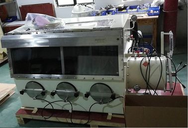 Caja de guantes del vacío del gas inerte con 3 puertos y la ventana MTSTX3 del guante de PMMA