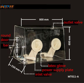 Dispositivo integrado tira de la prueba de la caja de guantes del laboratorio para el material Mt011-A de la batería