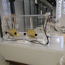 Pequeña cámara de la prueba del sellado al vacío del control del oxígeno del agua de la caja de guantes del vacío