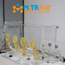 Equipo de laboratorio material de la caja de guantes del vacío de la investigación con el regulador de Presure