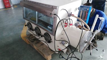 Laboratorio que purifica la caja de guantes compacta, gas que procesa la caja de guantes en atmósfera controlada