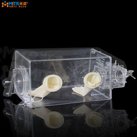 Pequeña caja de guantes transparente del acrílico y del plexiglás para las baterías del polímero de litio