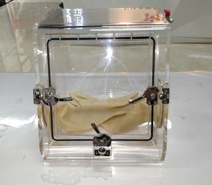 Caja de guantes portátil del laboratorio de la cámara de la prueba con la purga de gas inerte de la anchura de 40m m