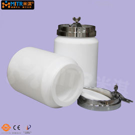 CE tarro del molino de bola horizontal de PTFE/del TEFLON para el molino de bola de rodillo/el molino de mezcla
