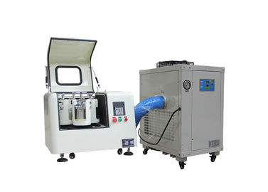 Pulverizador micro del laboratorio de la máquina de pulir 0.4l del molino de bola del laboratorio de la refrigeración por aire