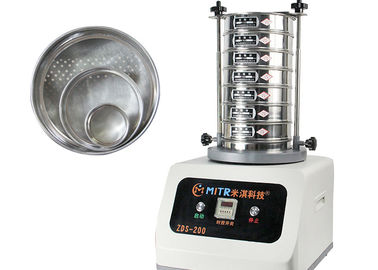 Prueba de laboratorio vibratoria vertical de la coctelera del tamiz con la malla del acero inoxidable
